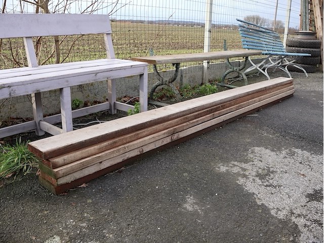 Houten balk (x5) - afbeelding 1 van  3