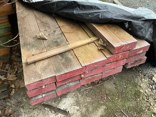 Houten balken (23x) - afbeelding 2 van  7
