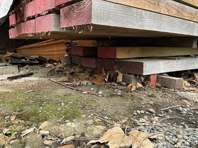 Houten balken (23x) - afbeelding 4 van  7