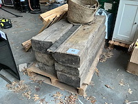 Houten balken (6x) - afbeelding 1 van  4