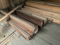Houten balken en planken 1e keus (325x) wo hardhout - afbeelding 5 van  9