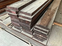 Houten balken en planken 1e keus (325x) wo hardhout - afbeelding 8 van  9