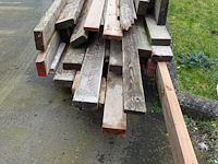 Houten balken + houder - afbeelding 2 van  2