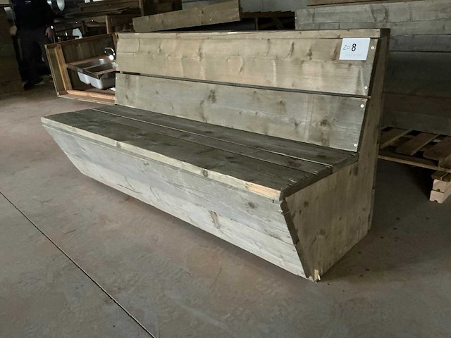 Houten bank (10x) - afbeelding 2 van  4