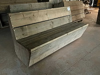 Houten bank (10x) - afbeelding 1 van  4