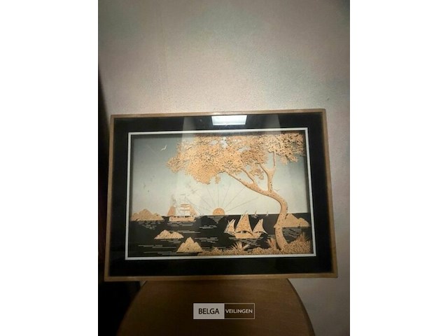 Houten bank + divers - afbeelding 4 van  4