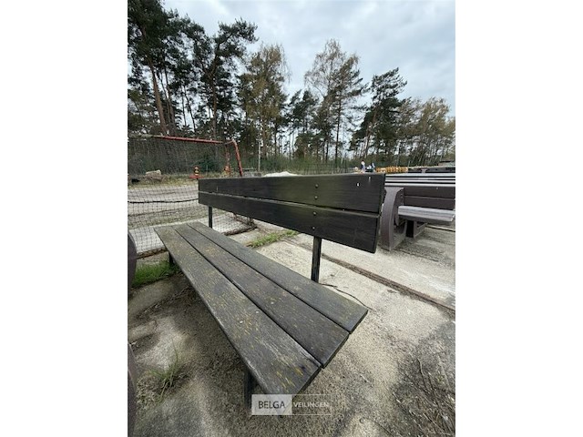 Houten bank - afbeelding 1 van  3