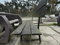 Houten bank - afbeelding 2 van  3