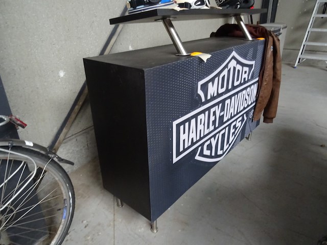 Houten barmeubel harley davidson - afbeelding 2 van  3