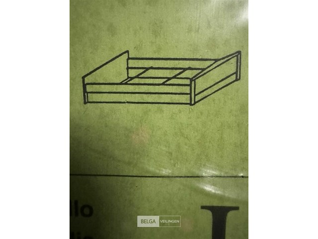 Houten bed - afbeelding 3 van  4