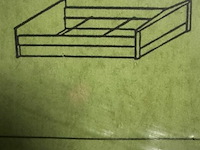 Houten bed - afbeelding 3 van  4