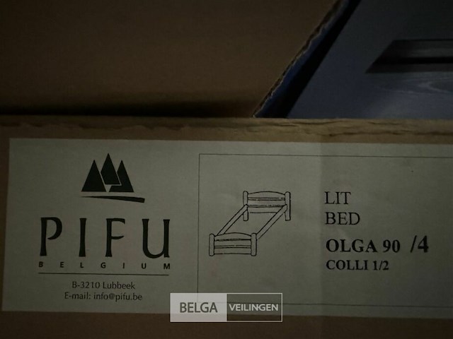 Houten bed - afbeelding 4 van  4