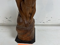 Houten beeld getekend van muylem 1933 - afbeelding 3 van  4
