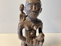 Houten beeld kinderen - afbeelding 1 van  7