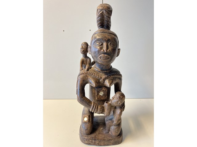 Houten beeld kinderen - afbeelding 6 van  7