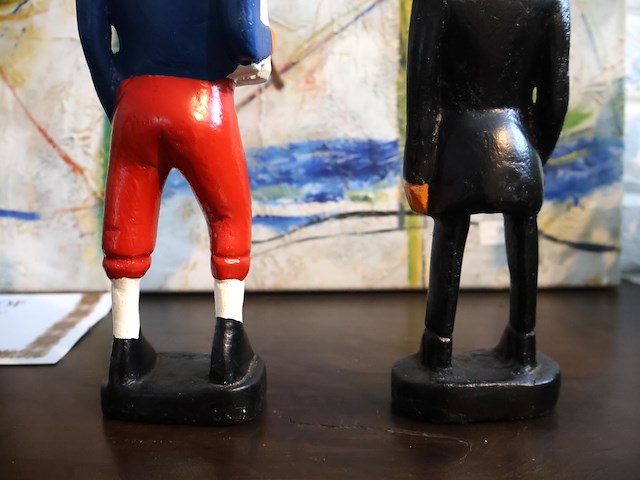 Houten beeld kuifje (x2) - afbeelding 6 van  6