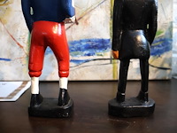 Houten beeld kuifje (x2) - afbeelding 6 van  6