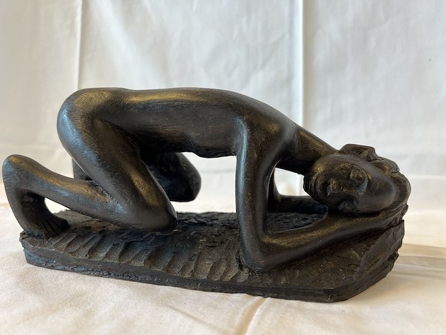 Houten beeldje vrouw - afbeelding 3 van  3