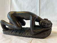 Houten beeldje vrouw - afbeelding 3 van  3