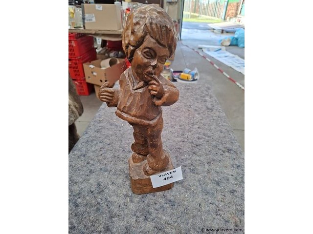 Houten beeldje - afbeelding 1 van  1
