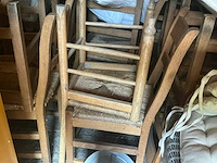 Houten bijzetstoel (68x) - afbeelding 2 van  6
