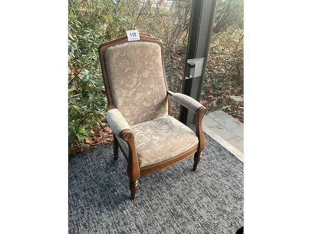 Houten bijzetstoel - afbeelding 2 van  3