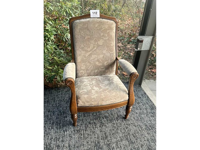 Houten bijzetstoel - afbeelding 3 van  3