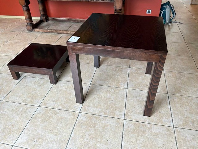 Houten bijzettafel - afbeelding 1 van  4