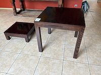 Houten bijzettafel - afbeelding 1 van  4