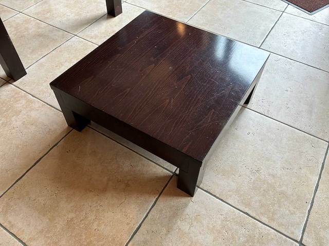 Houten bijzettafel - afbeelding 3 van  4