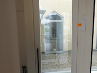 Houten binnendeur met glas - afbeelding 1 van  1