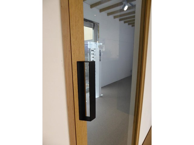 Houten binnendeur met glas - afbeelding 2 van  2