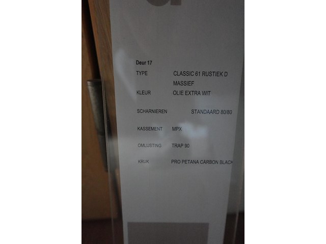 Houten binnendeur - afbeelding 3 van  3