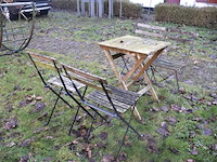 Houten bistrotafel - afbeelding 2 van  3