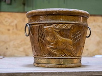 Houten bloempot - afbeelding 2 van  2