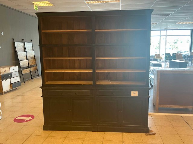 Houten boekenkast - afbeelding 1 van  4