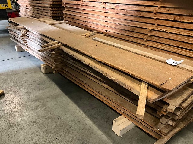 Houten boolplanken (20x) - afbeelding 1 van  7