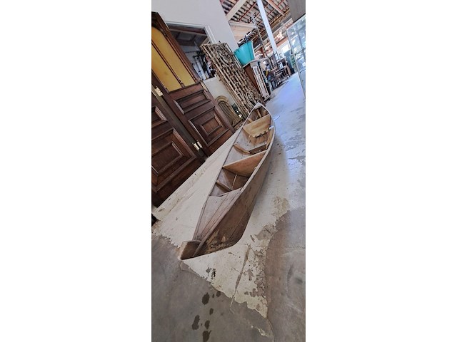 Houten boot - afbeelding 1 van  2