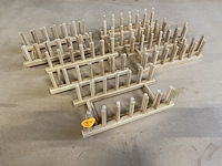 Houten bordenrek - houders - afbeelding 1 van  2