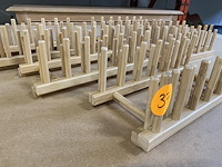 Houten bordenrek - houders - afbeelding 2 van  2