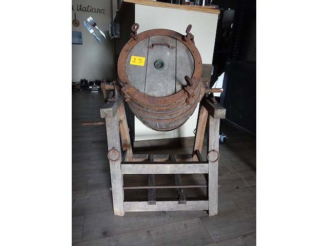 Houten boterkarnton - afbeelding 1 van  3