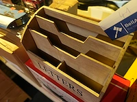 Houten brievenhouder "letters" - afbeelding 2 van  2