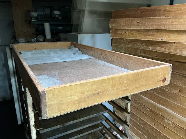 Houten broodbak (20x) - afbeelding 1 van  2