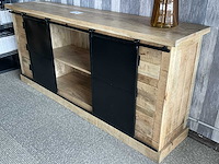 Houten buffetkast industrial - afbeelding 1 van  3