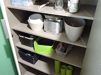 Houten bureau + houtenkast - afbeelding 7 van  7