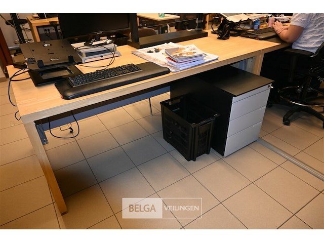 Houten bureau - afbeelding 3 van  6