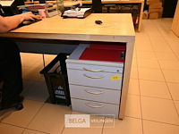 Houten bureau - afbeelding 4 van  6
