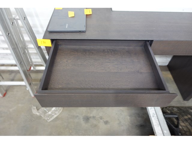 Houten bureau - afbeelding 3 van  4