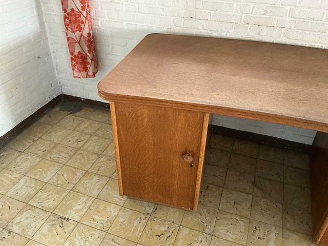 Houten bureautafel - afbeelding 2 van  4