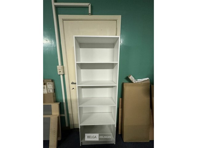 Houten bureel + boekenrek - afbeelding 5 van  6